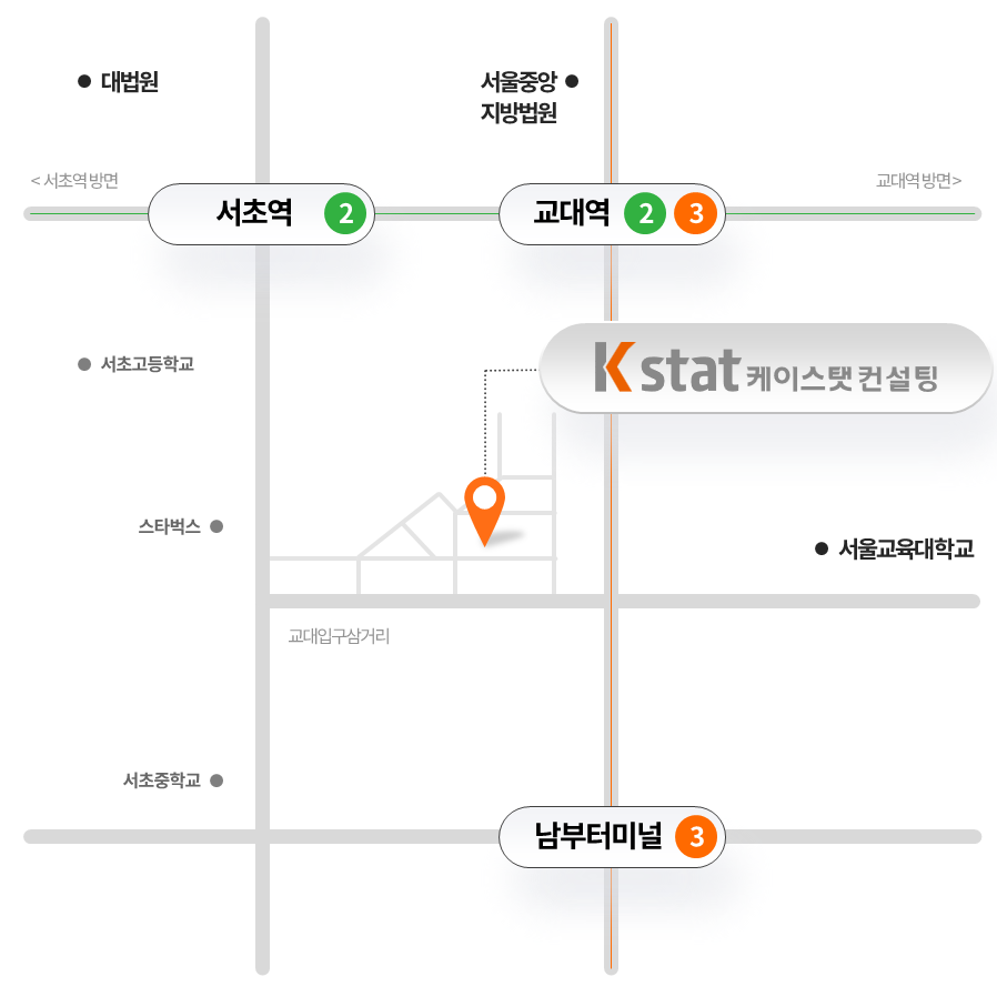 케이스탯 오시는 길 지도
